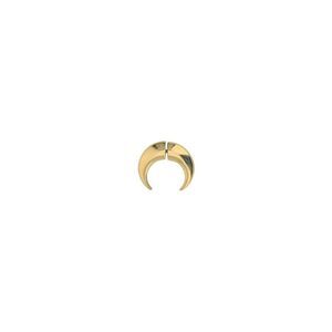Marine Serre Gold Brass Women's Earrings